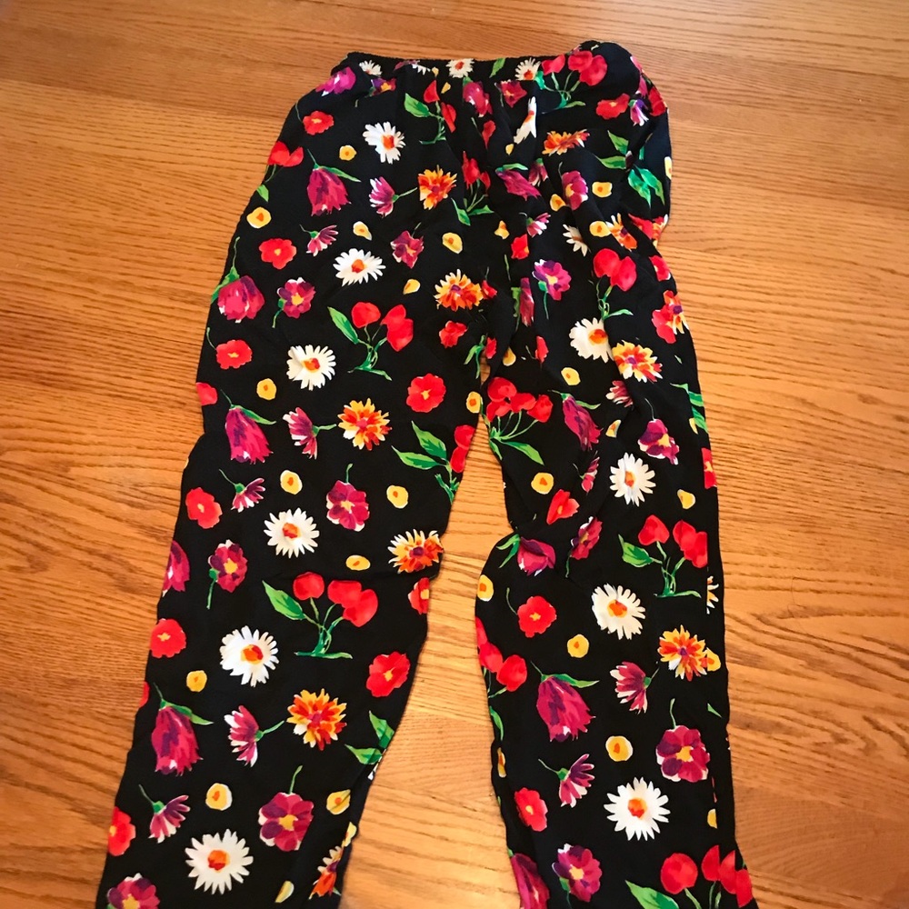 Flower/Cherry vintage pants.